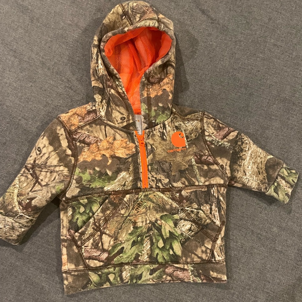 Camo Carhartt Infant Hunting Baby Zip Hoodie